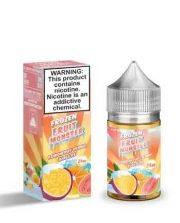 FROZEN FRUIT MONSTER PASSIONFRUIT ORANGE GUAVA ICE NICSALT