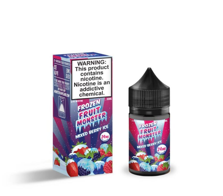 Botella de Frozen Fruit Monster Mixed Berry Ice Nicsalt de 30 ml